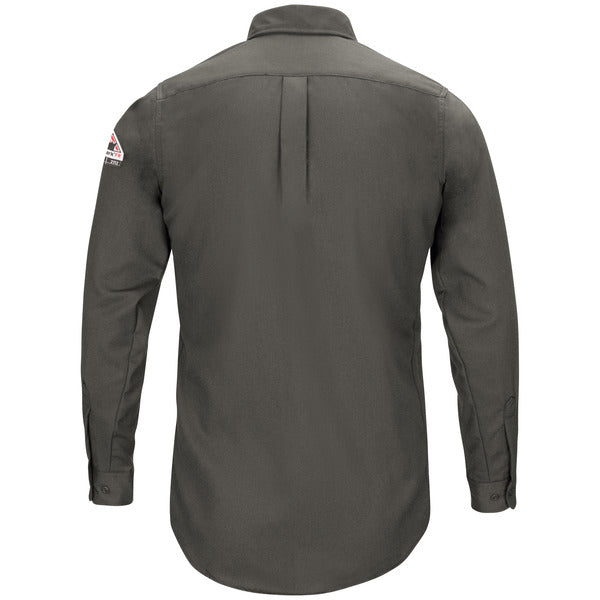 Bulwark IQ Series® Men's Lightweight Comfort Woven Shirt with Insect Shield - Dark Gray
