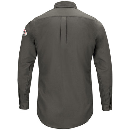Bulwark IQ Series® Men's Lightweight Comfort Woven Shirt with Insect Shield - Dark Gray
