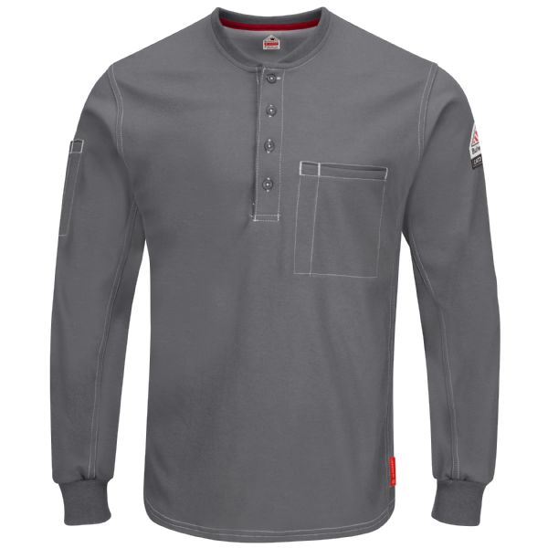 Bulwark IQ Series® Comfort Plus Knit Men's FR Henley