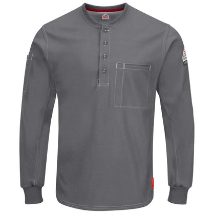 Bulwark IQ Series® Comfort Plus Knit Men's FR Henley
