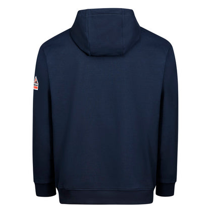 Bulwark Men’s FR Fleece Hoodie Pullover - Navy