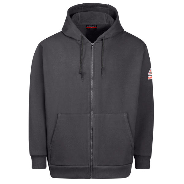 Bulwark Men's Fleece FR Zip-Front Hooded Sweatshirt