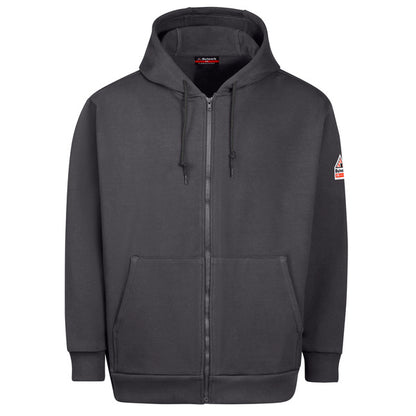 Bulwark Men's Fleece FR Zip-Front Hooded Sweatshirt