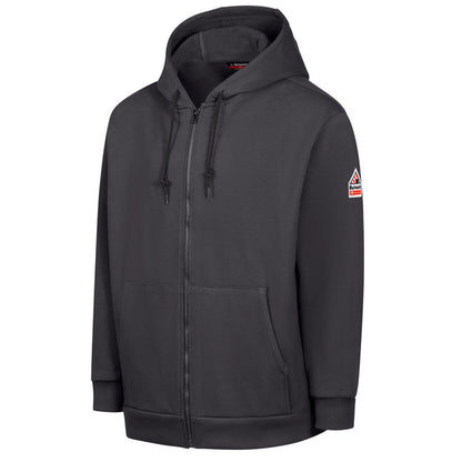 Bulwark Men's Fleece FR Zip-Front Hooded Sweatshirt