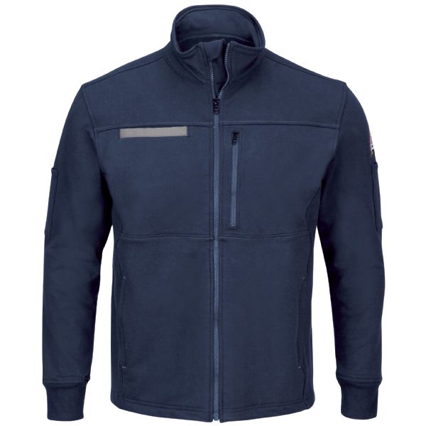 Bulwark Men's Fleece FR Zip-Up Jacket