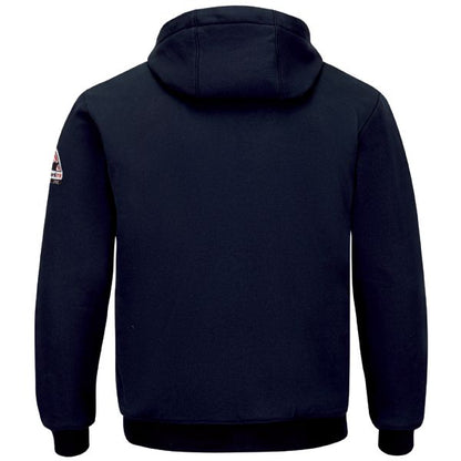 Bulwark Men's Thermal Lined Zip-Front Hooded Sweatshirt - Navy