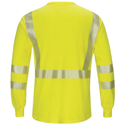 Bulwark Hi-Visibility Lightweight Long Sleeve T-Shirt with Insect Shield