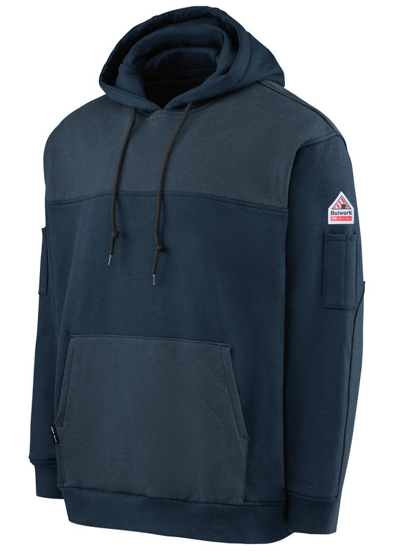 Bulwark Men's FR Fleece Hoodie - Navy