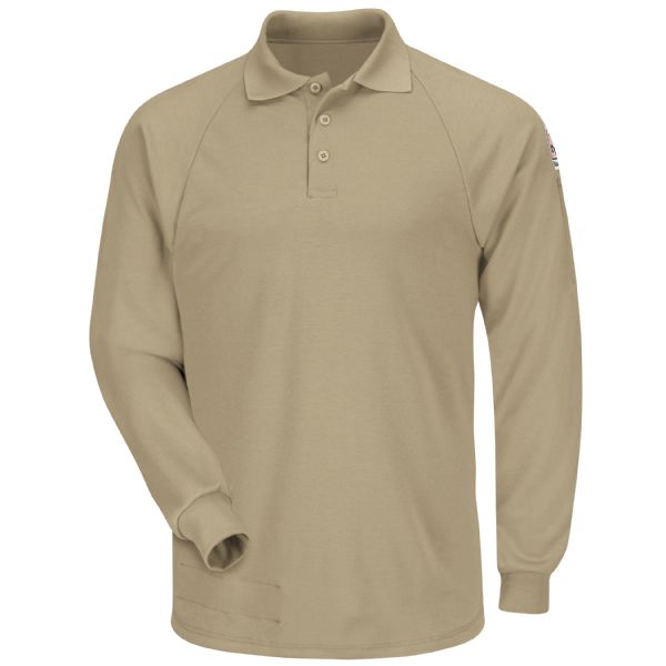 Bulwark Men's Classic Lightweight FR Long Sleeve Polo