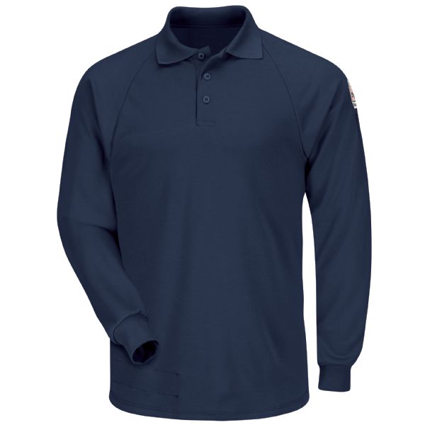 Bulwark Men's Classic Lightweight FR Long Sleeve Polo