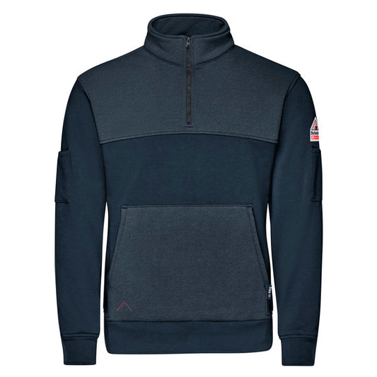 Bulwark Men’s FR Fleece ¼ Zip - Navy