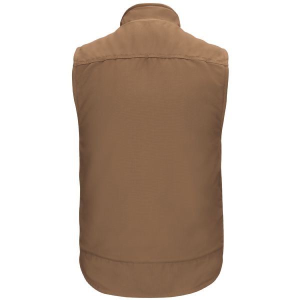 Bulwark Men's Sherpa Lined Brown Duck Vest - Brown Duck