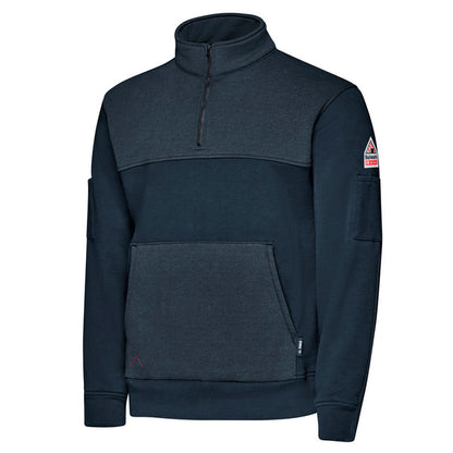 Bulwark Men’s FR Fleece ¼ Zip - Navy