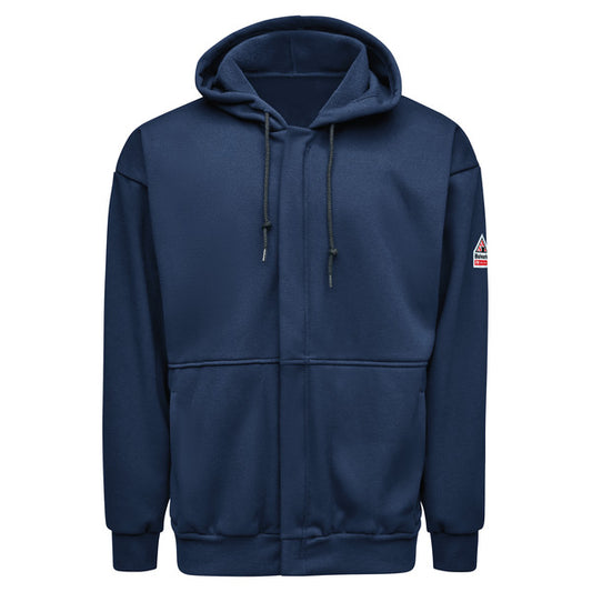 Bulwark Men's Full Zip Hooded Fleece - Navy