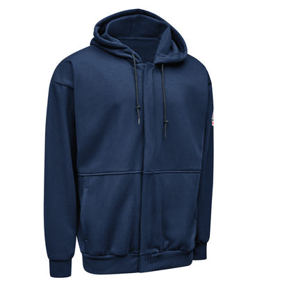 Bulwark Men's Full Zip Hooded Fleece - Navy