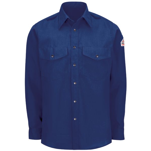 Bulwark Men's Midweight Nomex FR Snap-Front Shirt