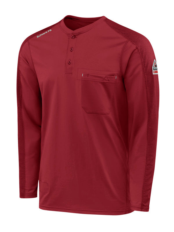 Bulwark Men's Flex Knit Henley