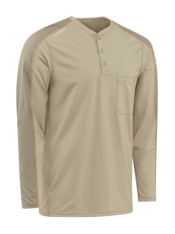 Bulwark Men's Flex Knit Henley