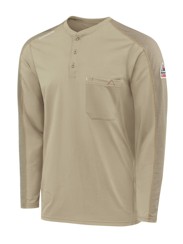 Bulwark Men's Flex Knit Henley