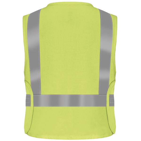 Bulwark Men's FR Hi-Visibility Safety Vest - Yellow/Green