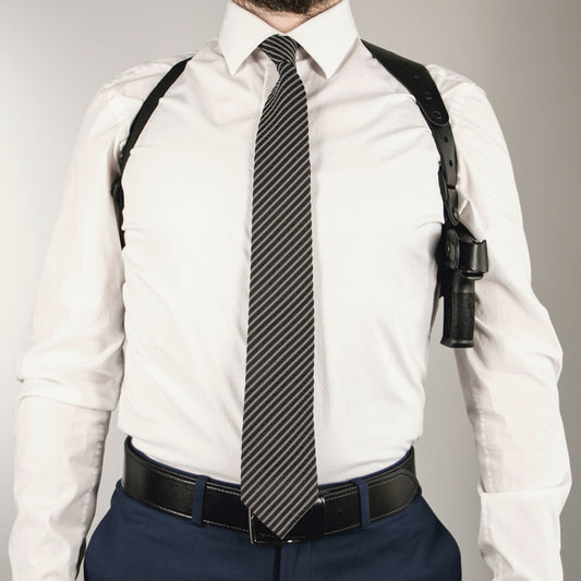 DeSantis GunHide C.E.O. SHOULDER RIG, Sig Sauer Make, Black with Right Fit