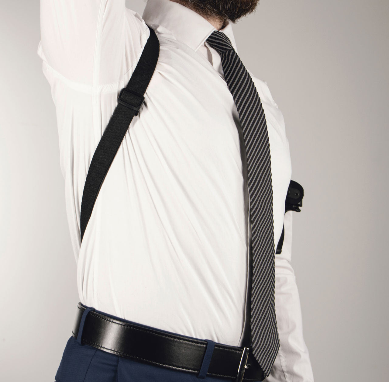 DeSantis GunHide C.E.O. SHOULDER RIG, Sig Sauer Make, Black with Right Fit