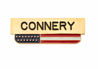 Smith and Warren USA Flag Nameplate - Emergency Responder Products | 911ERP