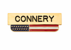 Smith and Warren USA Flag Nameplate