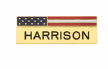 USA Flag Nameplate
