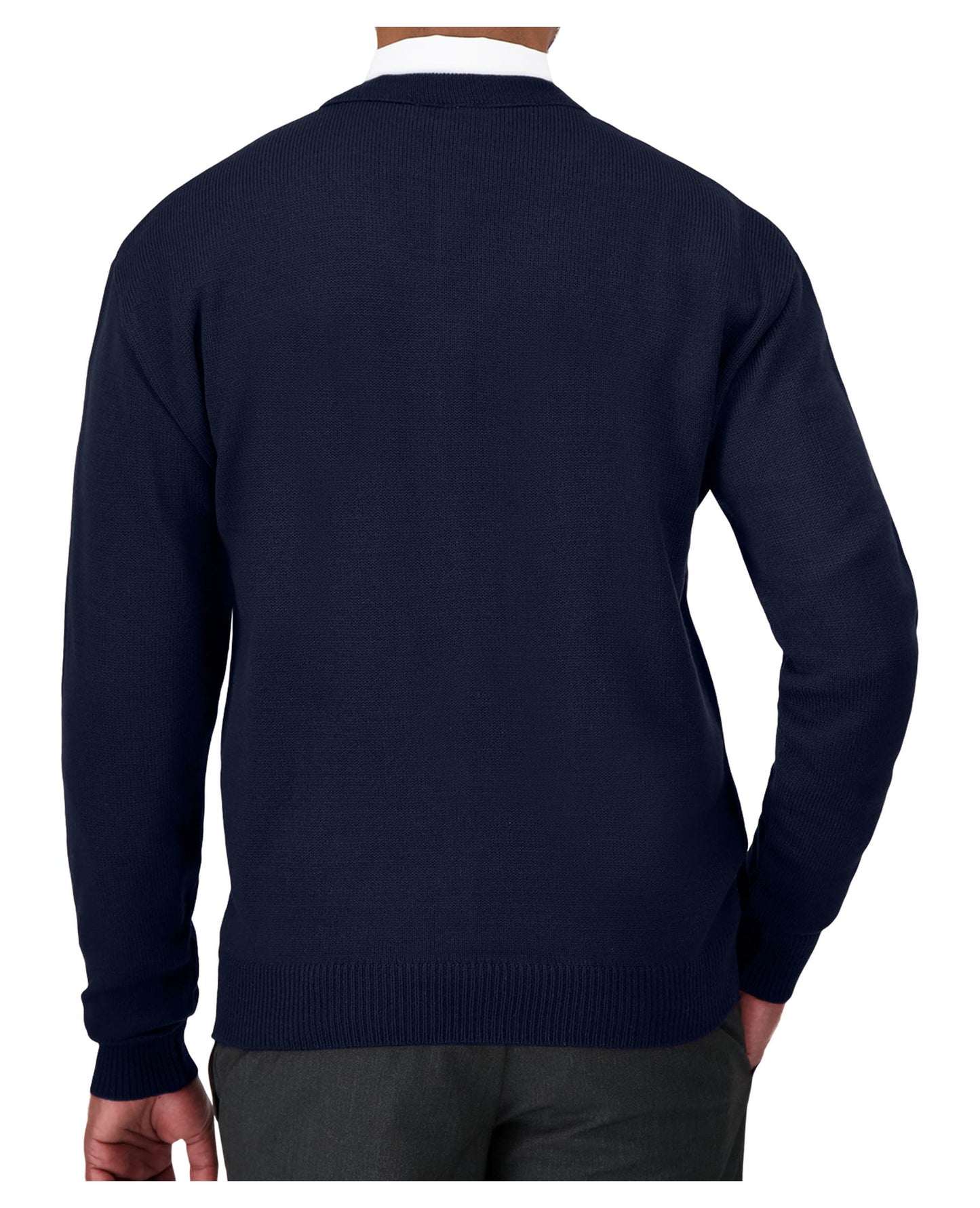 Cobmex V-Neck Long Sleeve Pullover