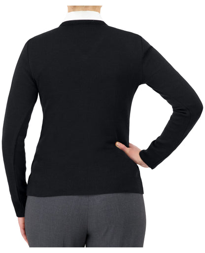 Cobmex Ladies “Cashmere”-Like V-Neck Long Sleeve Pullover