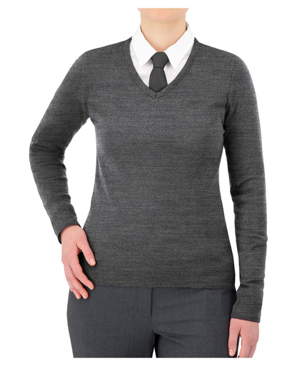 Cobmex Ladies “Cashmere”-Like V-Neck Long Sleeve Pullover