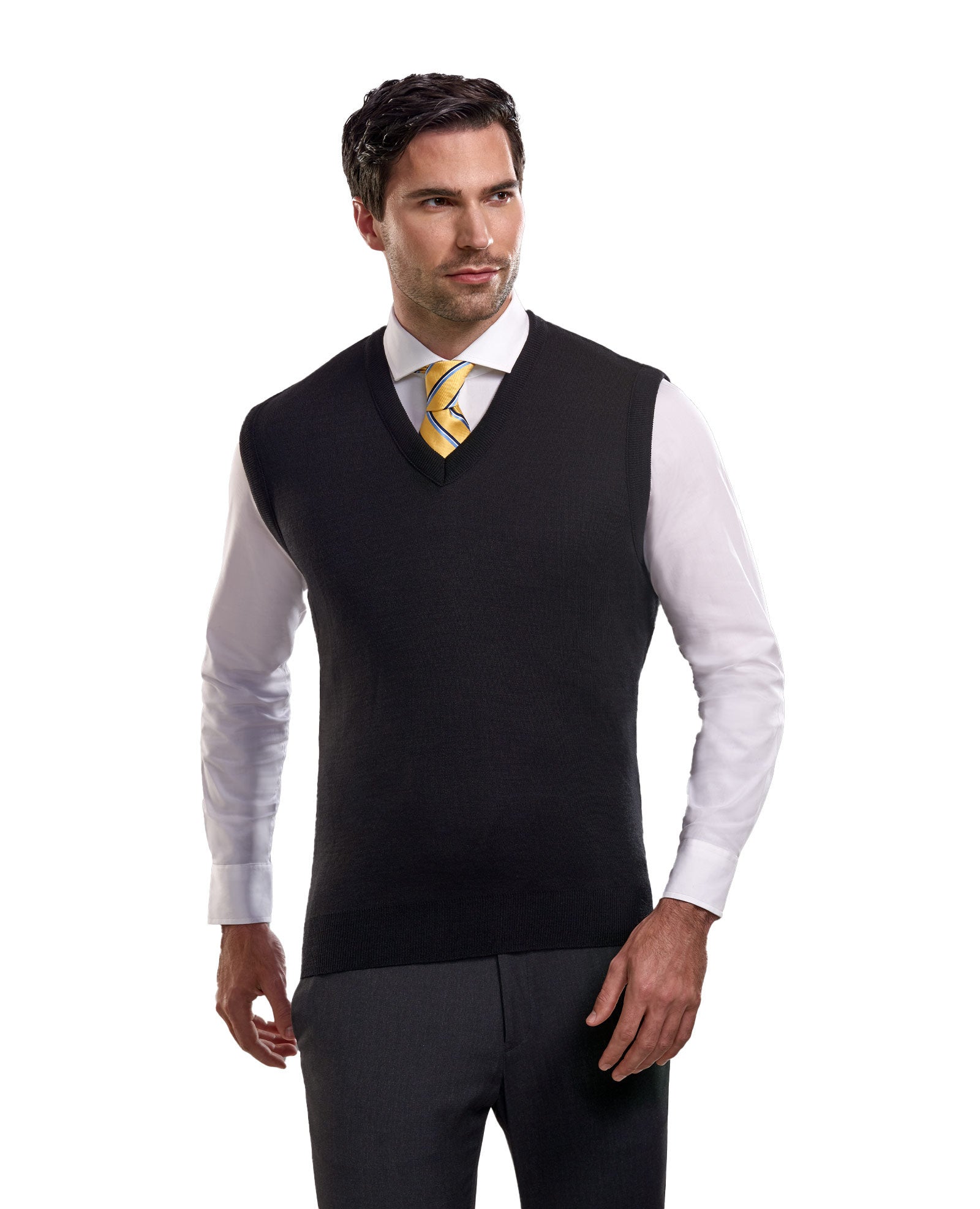 Cobmex “Cashmere”-Like V-Neck Vest
