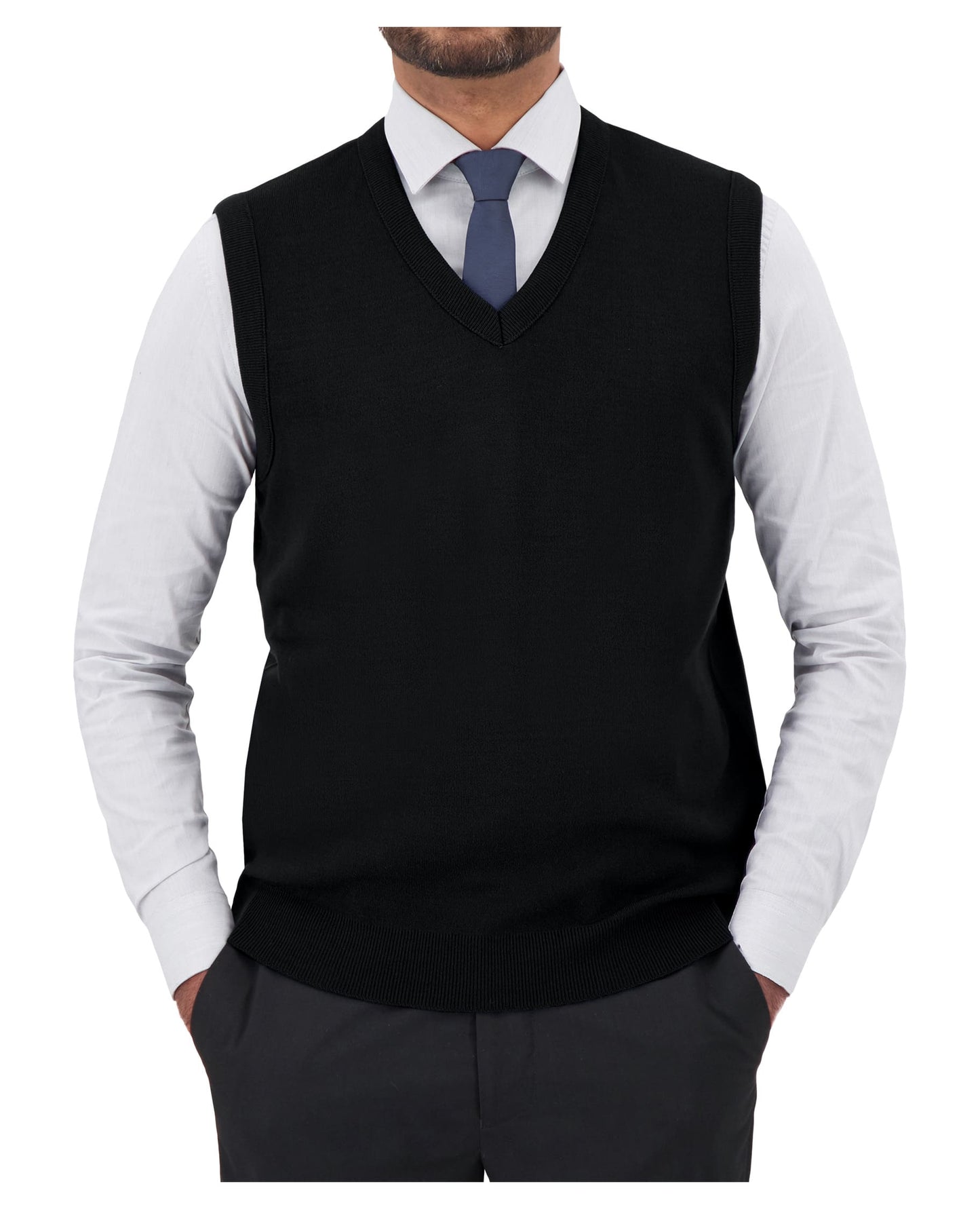Cobmex “Cashmere”-Like V-Neck Vest