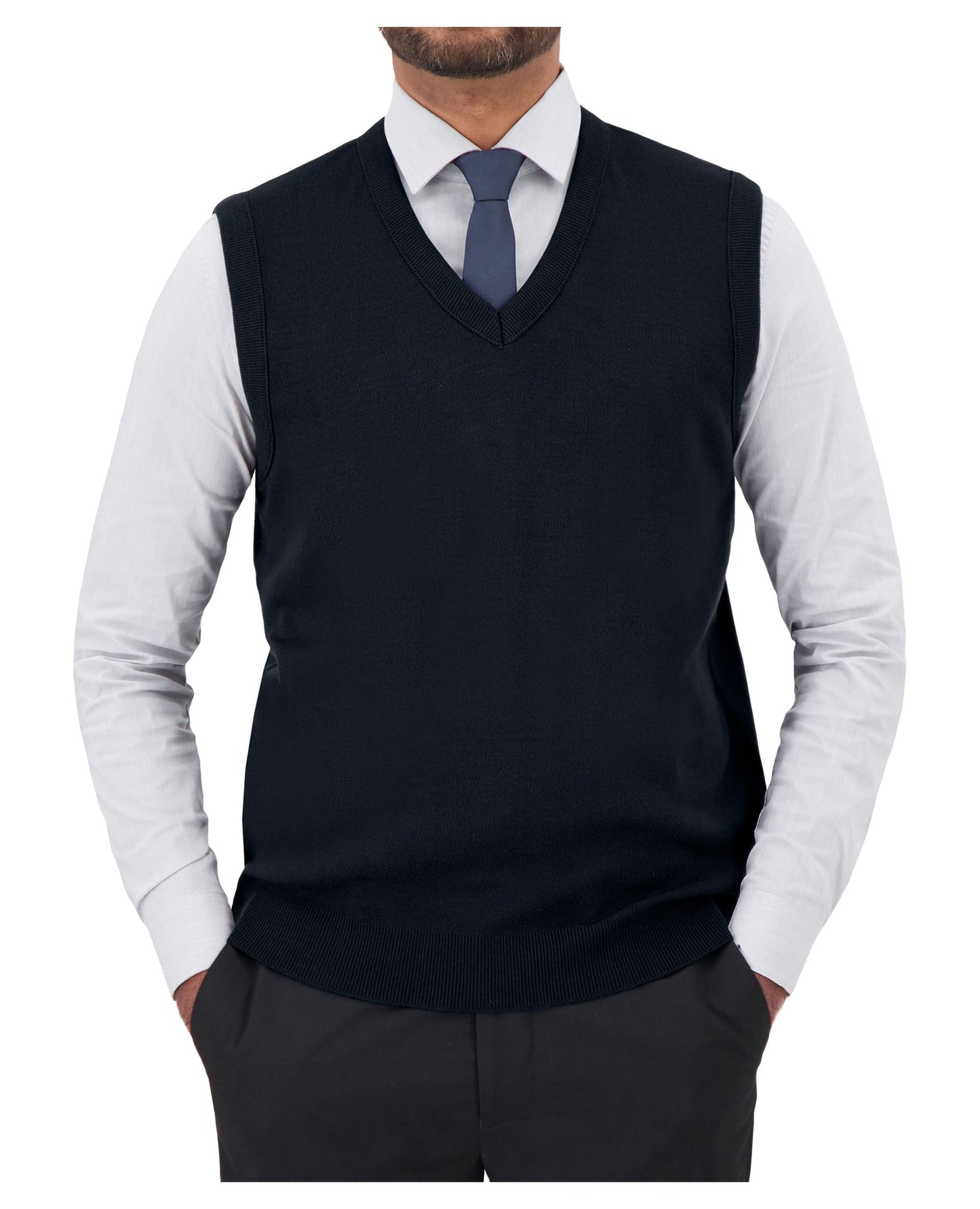 Cobmex “Cashmere”-Like V-Neck Vest