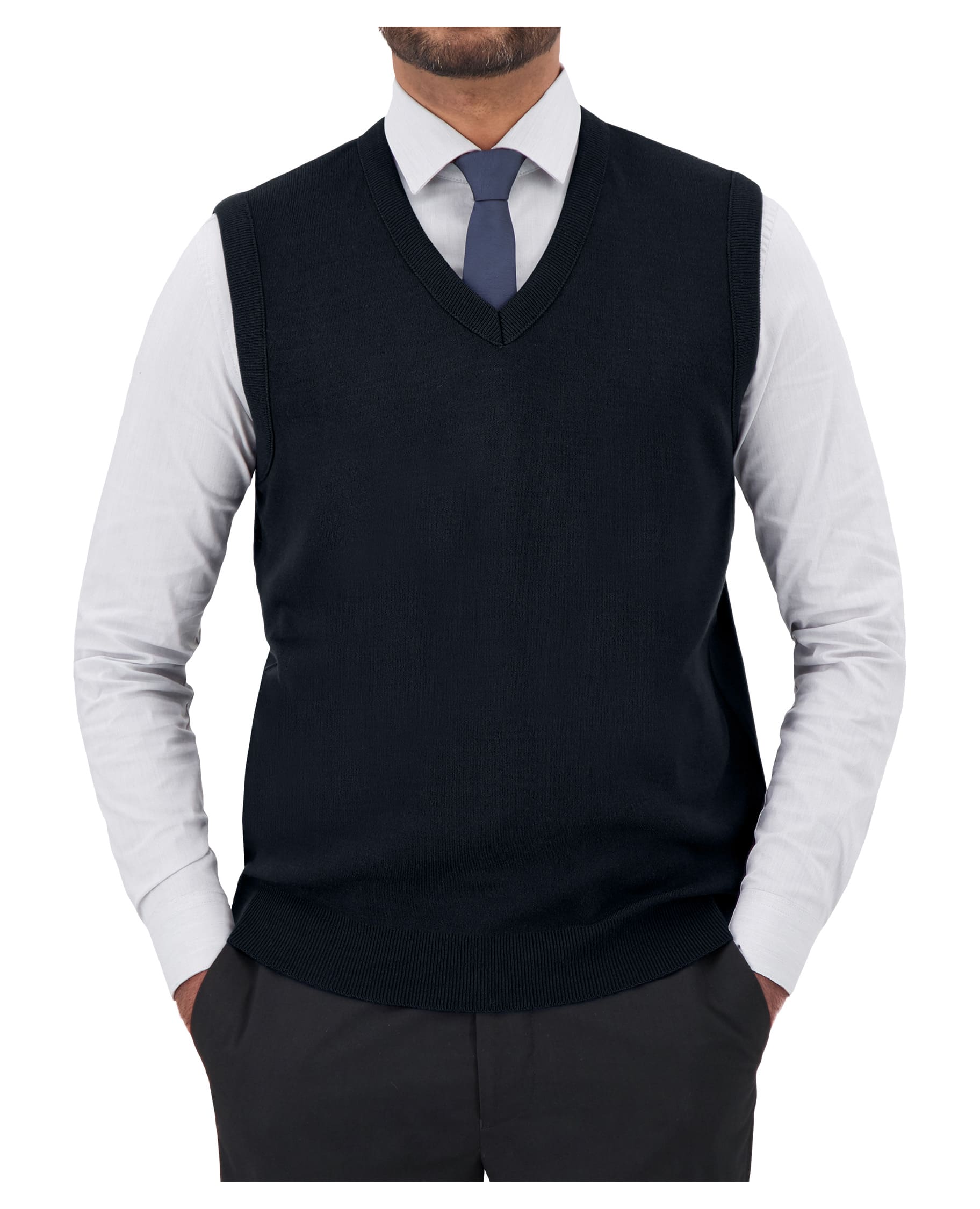 Cobmex “Cashmere”-Like V-Neck Vest