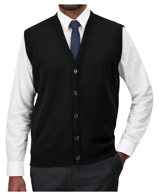 Cobmex V-Neck Button Front Vest