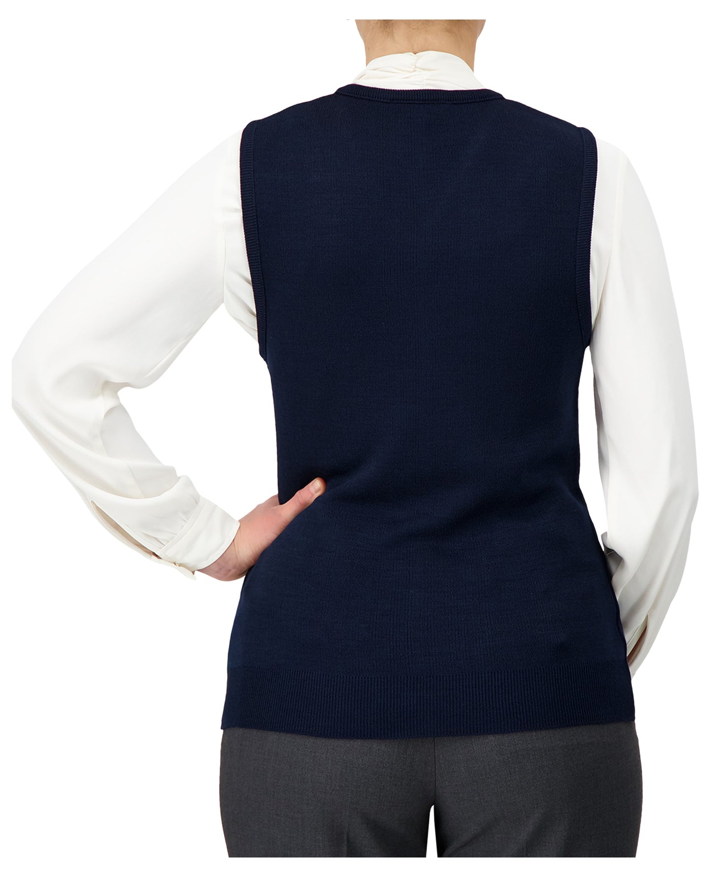 Cobmex Ladies “Cashmere”-Like V-Neck Vest