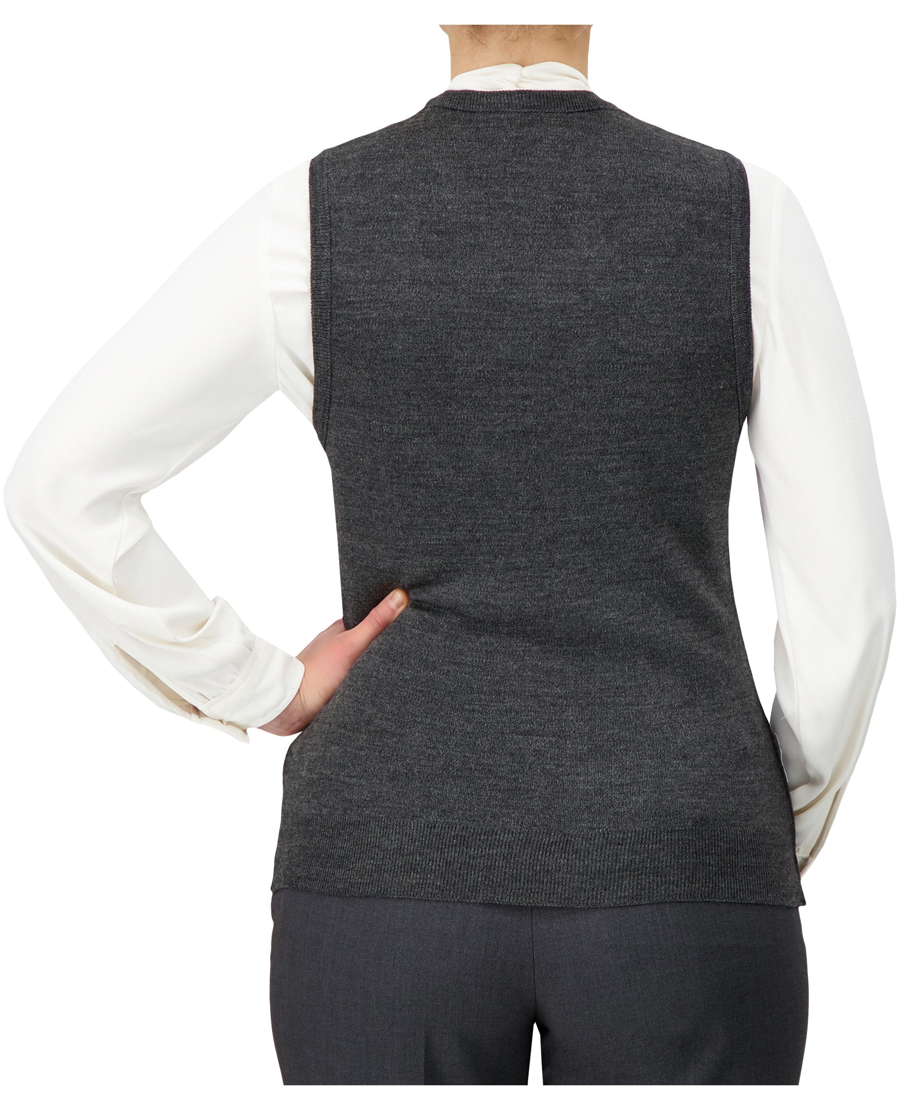 Cobmex Ladies “Cashmere”-Like V-Neck Vest