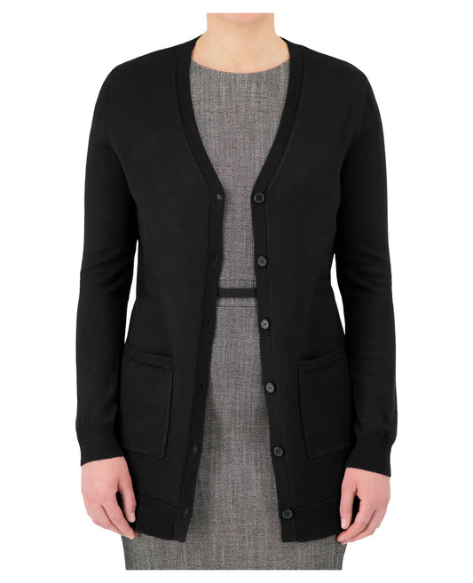Cobmex Ladies Long Button Cardigan