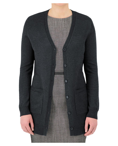 Cobmex Ladies Long Button Cardigan