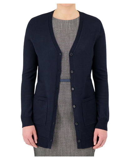 Cobmex Ladies Long Button Cardigan