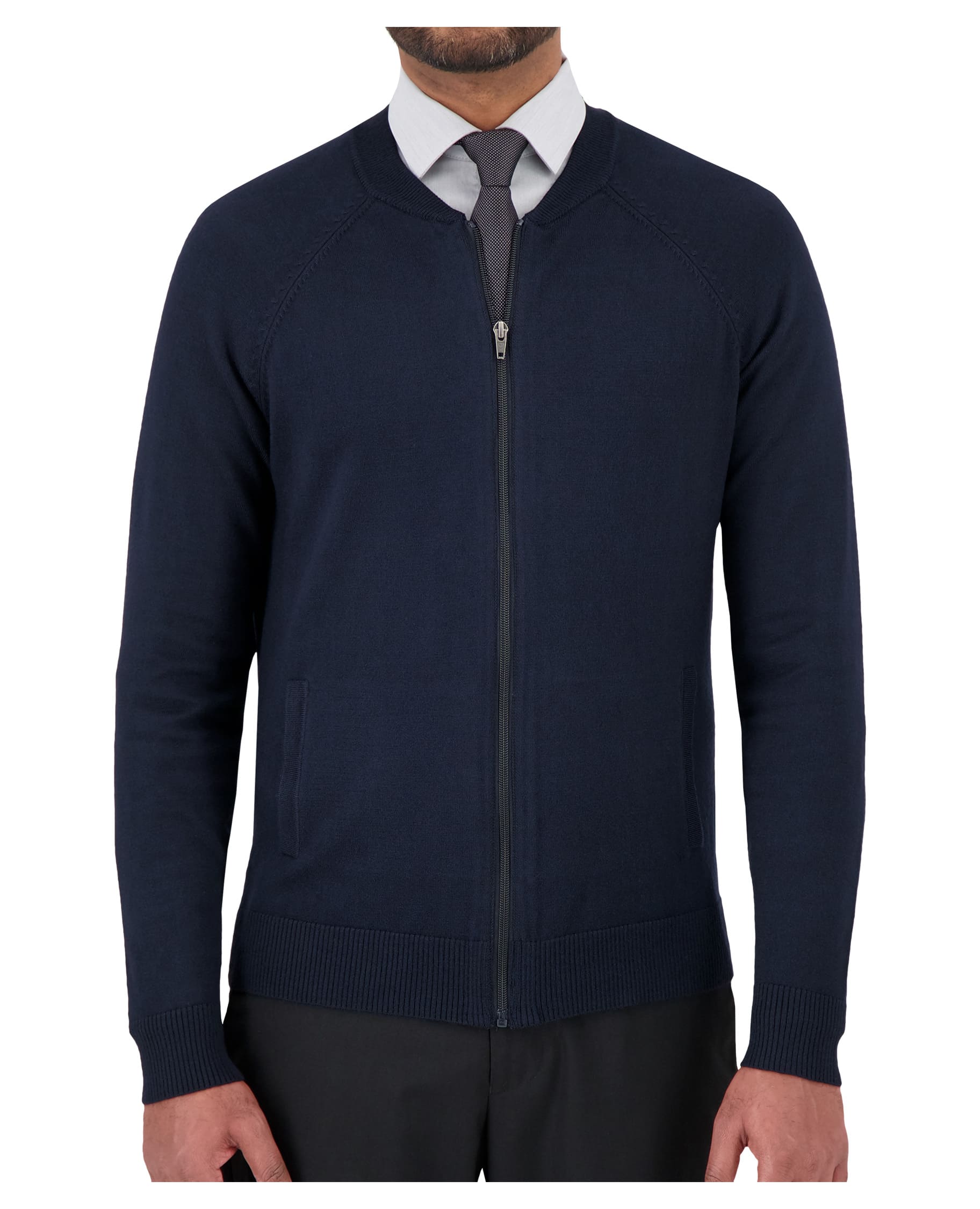 Cobmex Men’s Full Zip Bomber with Pockets