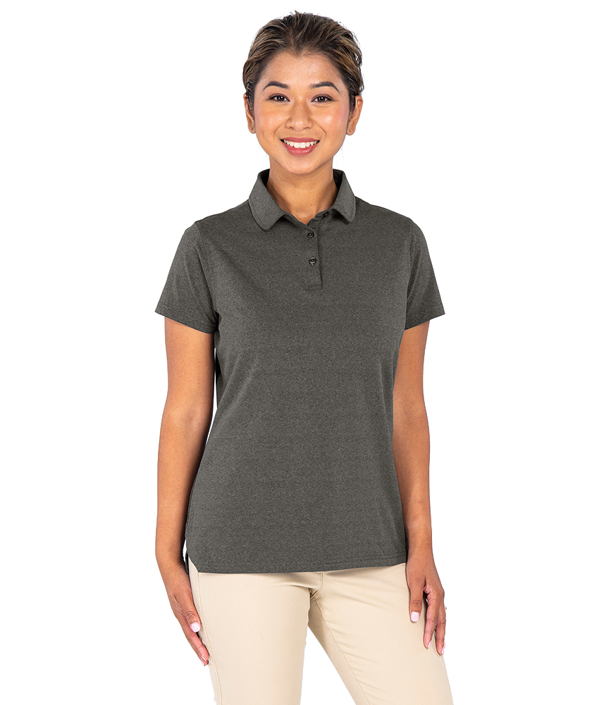 Charles River Women's Heathered Eco-Logic Stretch Polo