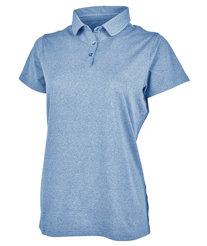 Charles River Women's Heathered Eco-Logic Stretch Polo