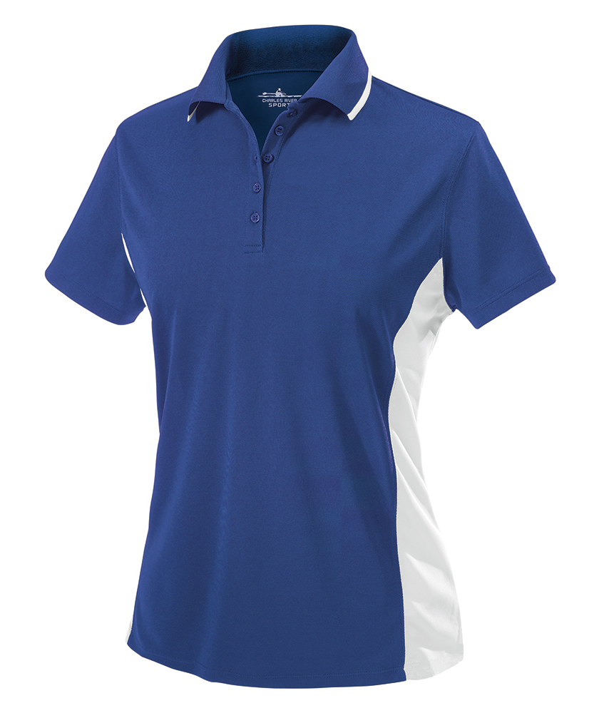 Charles River Women's Color Blocked Wicking Polo