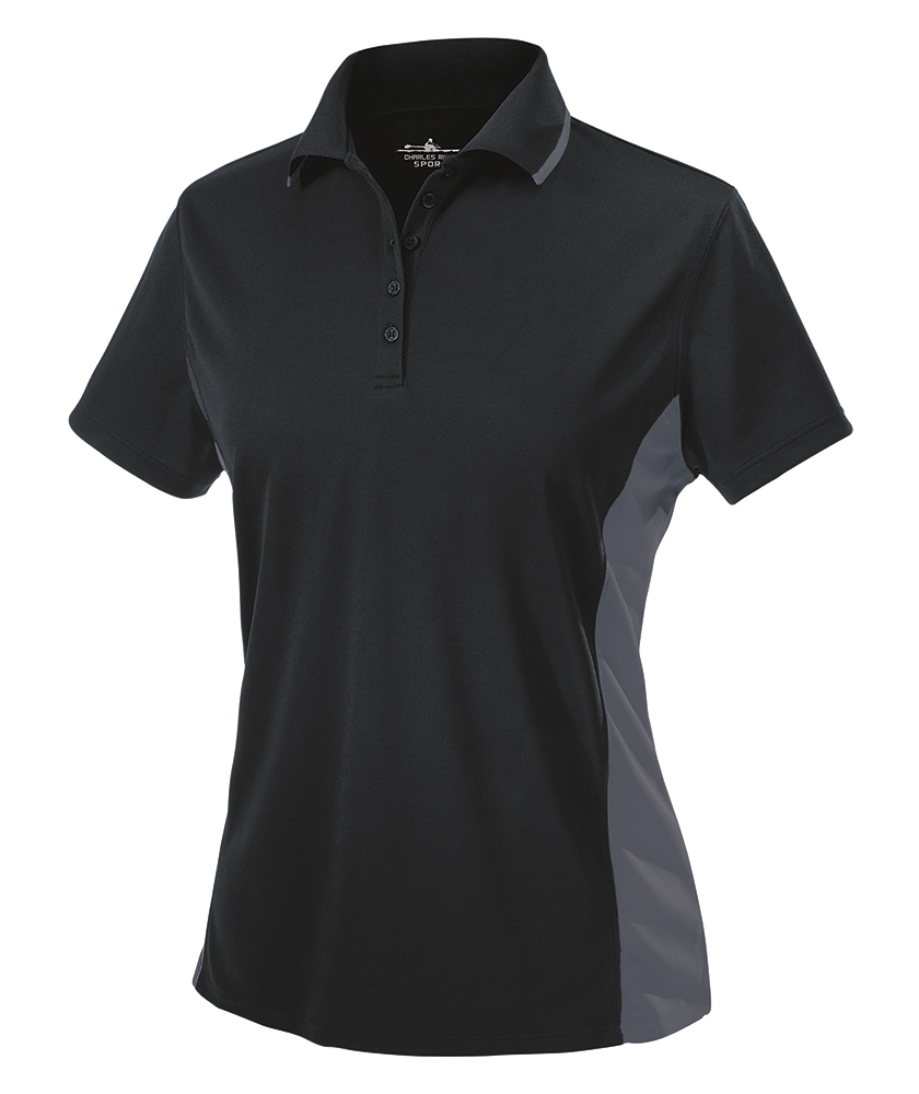 Charles River Women's Color Blocked Wicking Polo