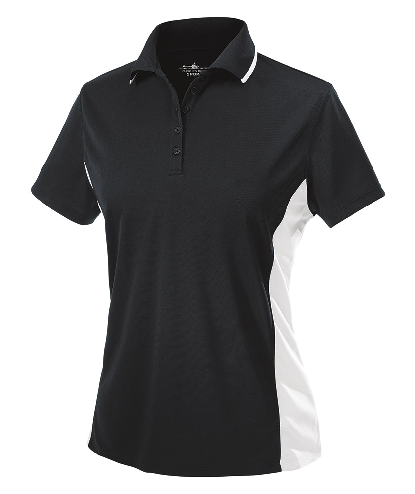 Charles River Women's Color Blocked Wicking Polo