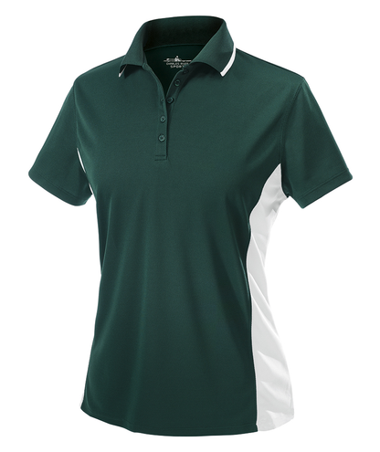 Charles River Women's Color Blocked Wicking Polo
