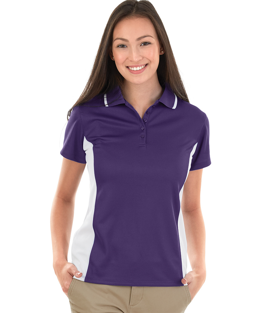 Charles River Women's Color Blocked Wicking Polo